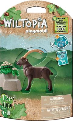 Playmobil Wiltopia 71050 Steinbock inklusive vielen Zubehör und Tier-Sammelkarte ...