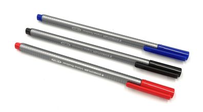 Staedtler 334-S BK3 Fineliner Filzstift Stift Farbstift Kugelschreiber 0,3mm NEU