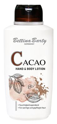 Bettina Barty CACAO / Chocolat Hand & Body Lotion 500 ml Feuchtigkeitsspendend