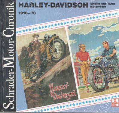Harley Davidson 1918-78, Motorräder, Oldtimer, Klassiker, Typenbuch, Daten, Bildband