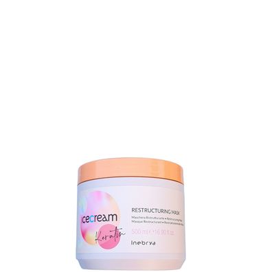 Inebrya/ Ice Cream Keratin Restructuring Mask 500ml/ Haarpflege
