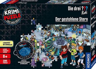 Die drei ??? Kids - Der gestohlene Stern (Krimipuzzle)