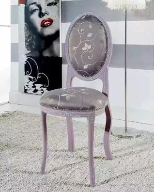 Klassischer Stuhl Designer Polster Textil Luxus Esszimmerstuhl Neu