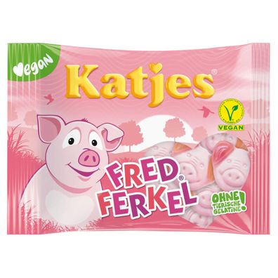 Katjes Fred Ferkel Schaumzucker mit Fruchtgummi für Vegetarier 200g