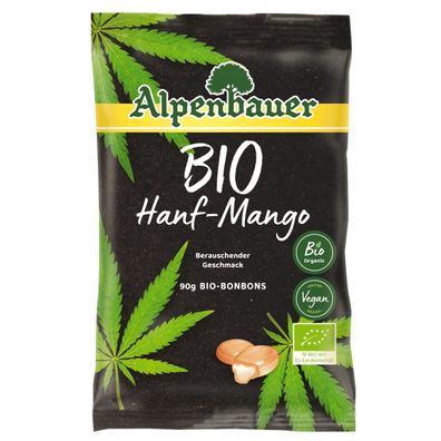 Alpenbauer Bio Hanf Bonbons mit einem Hauch von Mango Glutenfrei 90g