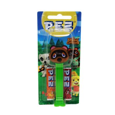 Pez Nintendo Animal Crossing Tom Nook mit grünem Fuß plus Bonbons 17g