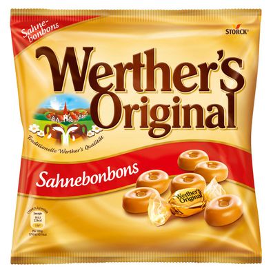 Werthers Original klassische Sahnebonbons mit Butter und Sahne 245g