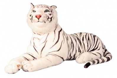 XXL Tiger Weiss Plüschtier 1,10 m groß Kuscheltier