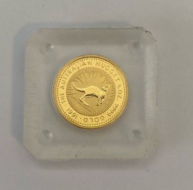 Australien Perth Mint Känguru Kangaroo Nugget 1991 1/10 oz Goldmünze Feingold
