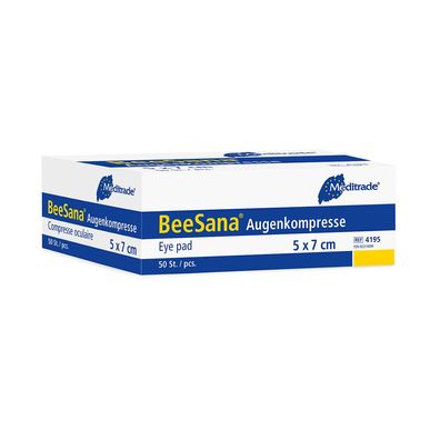BeeSana® Augenkompresse, unsteril, 5x7 cm 500 Stk