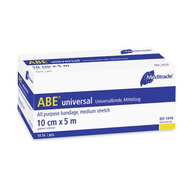 ABE® universal dauerelastische Universalbinde, unsteril, 10 cm x 5 m
