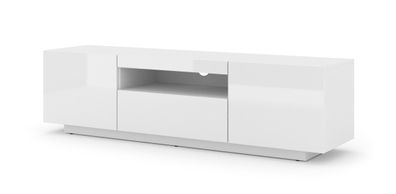 TV-Schrank AURA 150 cm glänzend weiß