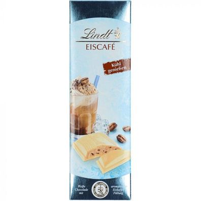 Lindt Eiscafe weiße Schokolade mit Eiskaffee Creme 100g 5er Pack