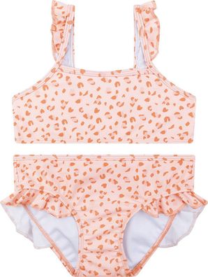 Swim Essentials UV-Bikini, für Mädchen altrosa Leoparden Muster 1–12 Jahre 86/92