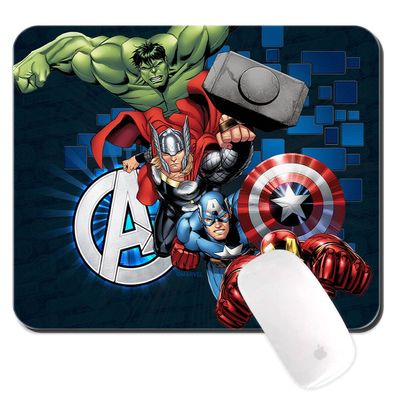 Marvel Avengers 001 Anti-Rutsch Mauspad Mousepad 22x18cm Thor Ironman Hulk