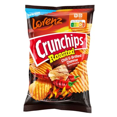Crunchips Roasted Chili and Grilled Cheese Geriffelte Kartoffel 110g