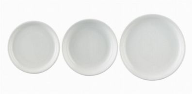 Teller-Set 3-tlg. - Trend Weiß - Thomas - Frühstücksteller Speiseteller Suppentell
