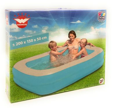 Wehncke Happy People 77785 Family Pool Planschbecken Kinderpool 200x150x50 cm