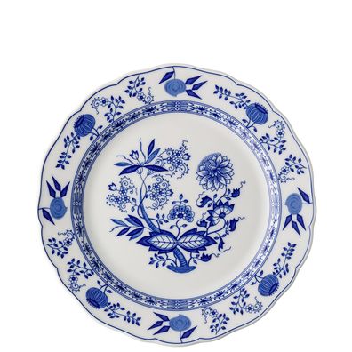 Speiseteller 27 cm Fahne - Blau Zwiebelmuster - Hutschenreuther - 02001-720002-10027