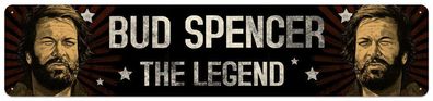 Bud Spencer - The Legend - Blechschild 46x10 cm, STR-B07