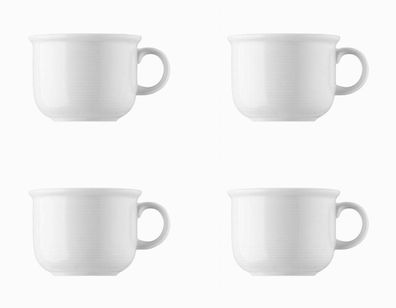 4 x Kaffee-Obertasse - Trend Weiß - Thomas - 11400-800001-14742 Porzellan Geschirr