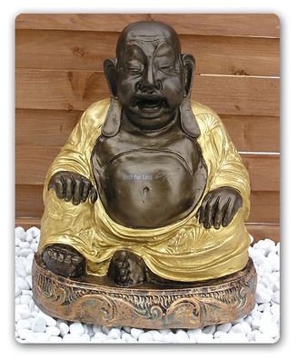 Buddha Figur Heiligenfigur Statue Skulptur Garten Gartenfigur Heiliger Glück neu