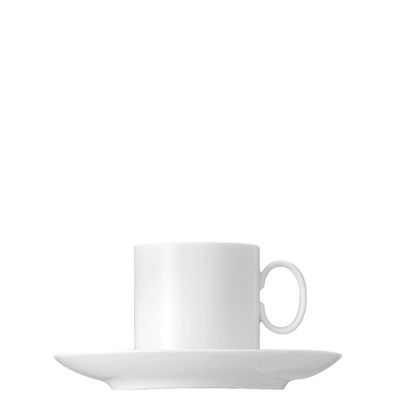 Kaffeetasse 2-tlg. - Thomas Medaillon Weiß - 10700-800001-14750
