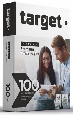 Target Executive / Personal Kopierpapier 100g/ m² DIN-A3 500 Blatt Druckerpapier weiß