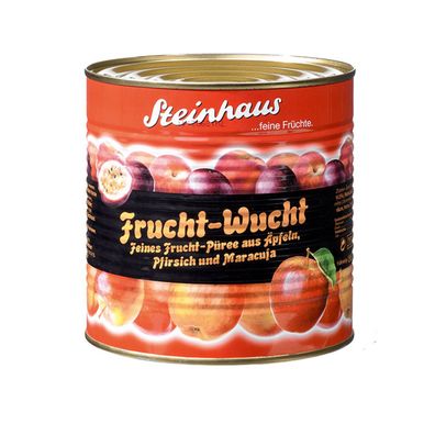 Steinhaus Frucht Wucht Pfirsich Maracuja Apfel Püree 2650 ml
