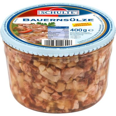 Schulte Schweinskopfsülze mit einer Gewürzmischung verfeinert 400g