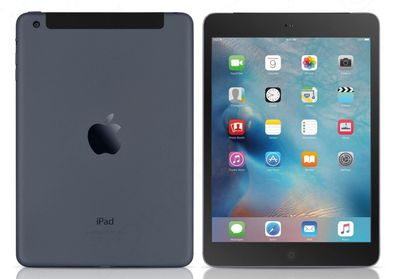 Apple iPad Mini A1455 Schwarz 1st Gen. Wi-Fi + Cellular 4G LTE 16GB 20,1cm (7,9Zol...