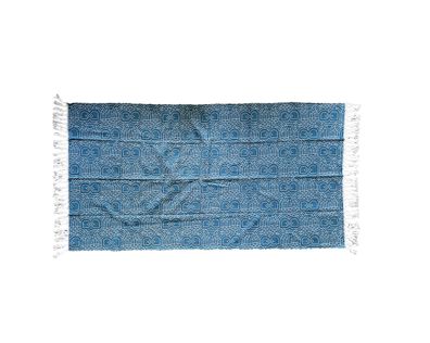 2x Belvedere Vodka Strandtuch Badetuch Liegetuch Handtuch aus Baumwolle in Blau
