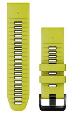Garmin Quickfit Silikonband 26 mm Limone/ Graphit 010-13281-03