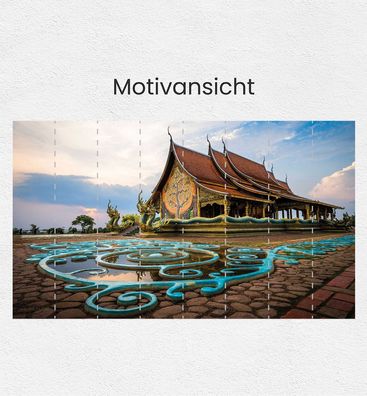 Fototapete Tempel Thailand Nahaufnahme Wanddeko Bildtapete Tapete