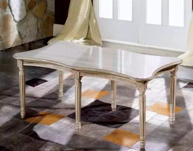 Klassischer Couchtisch Einrichtung Holztisch Wohnzimmer Möbel Holz Tisch