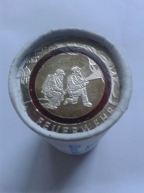 25x10 euro 2023 Rolle Feuerwehr Im Dienste der Gesellschaft Polymerring D (München)