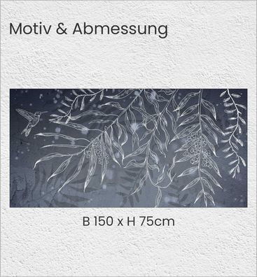 Tischfolie Kolibri am Ast Bubblefree selbstklebend Folie