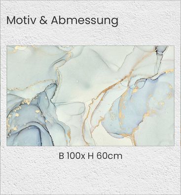 Tischfolie Marmor blau gold Bubblefree selbstklebend Folie