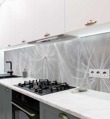 Küchenrückwand Helle Pusteblumen selbstklebend Spritzschutz Folie