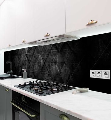 Küchenrückwand Dunkles Mosaik selbstklebend Spritzschutz Folie