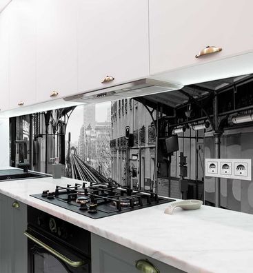 Küchenrückwand Metro Paris selbstklebend Spritzschutz Folie
