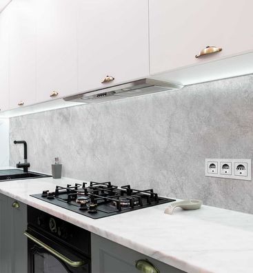 Küchenrückwand Beton in Marmor Optik selbstklebend Spritzschutz Folie