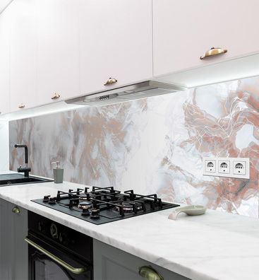 Küchenrückwand Marmor bronze selbstklebend Spritzschutz Folie