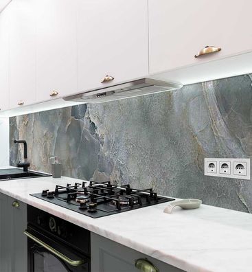 Küchenrückwand Abstrakte Marmor Steinplatten selbstklebend Spritzschutz Folie