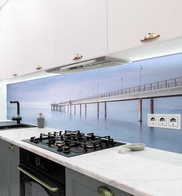 Küchenrückwand Brücke in Versilia selbstklebend Spritzschutz Folie