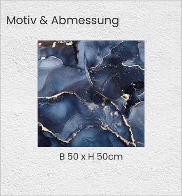 Tischfolie Marmor dunkelblau gold Bubblefree selbstklebend Folie