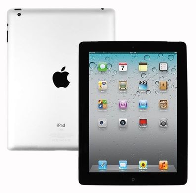 Apple iPad 2 Schwarz A1395 16GB WiFi 24,6cm (9,7Zoll) Kamera GPS Bluetooth iOS ...