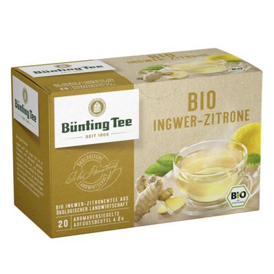 Bio Bünting Tee Ingwer Zitrone 40g
