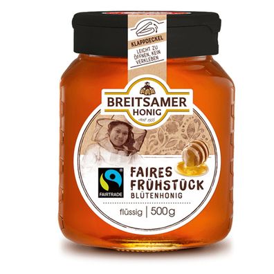 Breitsamer Fairtrade Honig flüssig 500g