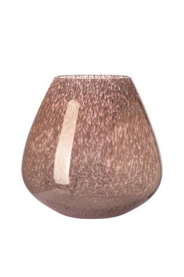Fink NICOLA Windlicht, Vase, weiß, braun Höhe 32cm, Ø 33,5cm 115369